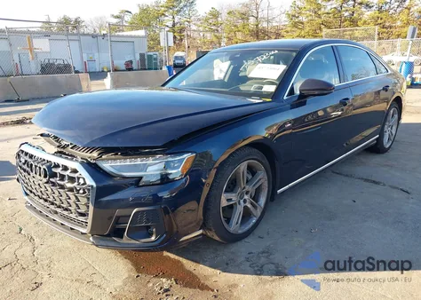 2025 Audi A8 L 55 Tfsi Quattro Tiptronic from USA, damaged, VIN WAULDAF85SN012684